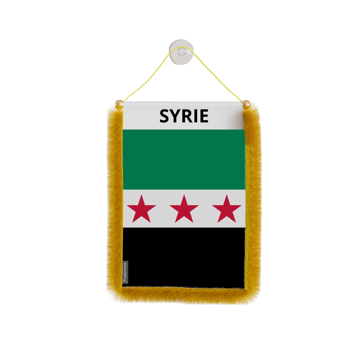 Fanion Voiture Drapeau de la Syrie