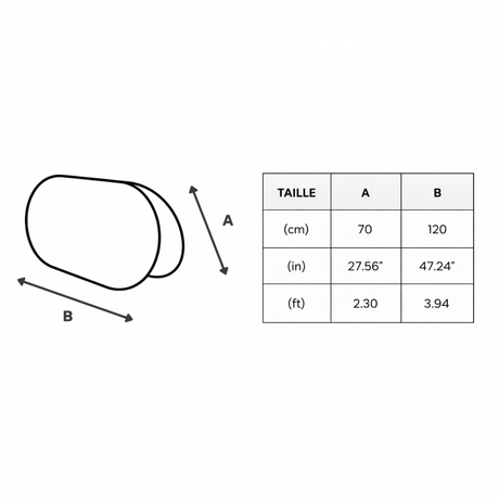 Support publicitaire ovale drapeau corée du nord léger