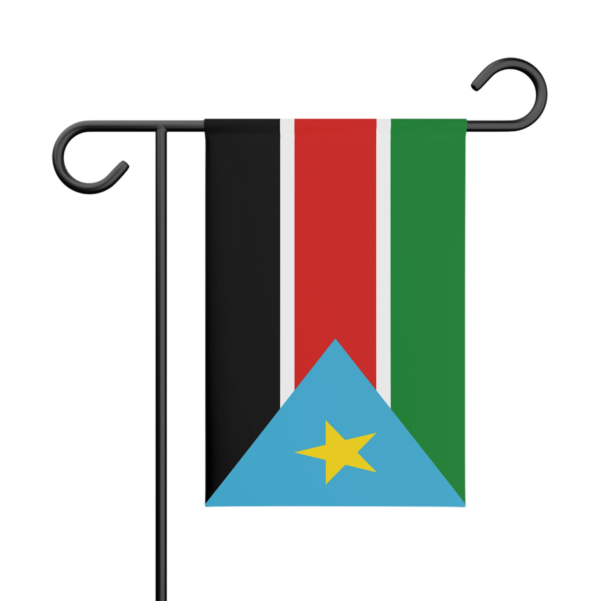 Official South Sudan Garden Flag 100% Polyester Double-Sided Printing