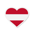 Aimant coeur autriche forme décorative pour réfrigérateur