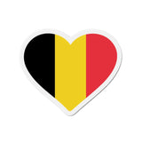 Aimant cœur drapeau belgique magnétique pour décoration