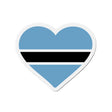 Aimant cœur drapeau botswana aimant décoratif souvenir