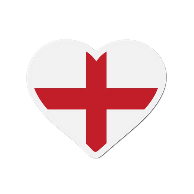 Aimant Coeur Drapeau de l'Angleterre en plusieurs tailles - Pixelforma