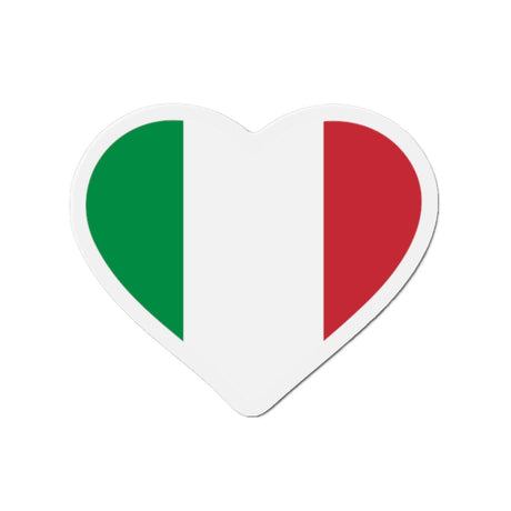 Aimant Coeur Drapeau de l'Italie en plusieurs tailles - Pixelforma