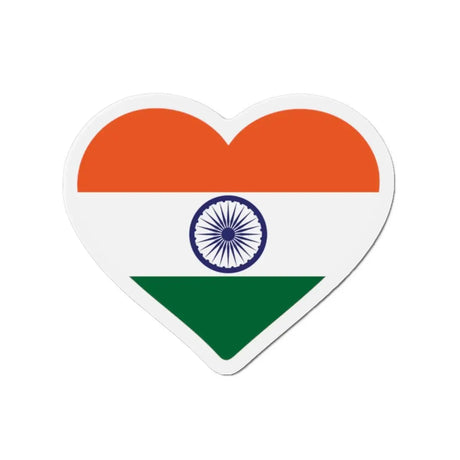 Aimant Coeur Drapeau de l'Inde en plusieurs tailles - Pixelforma 