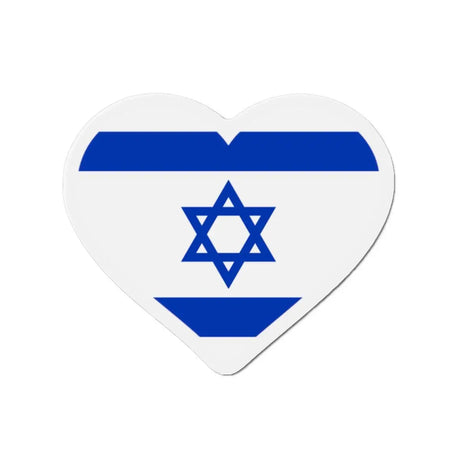 Aimant coeur drapeau d’israël décoratif forme originale
