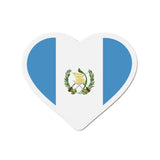 Aimant Coeur Drapeau du Guatemala en plusieurs tailles - Pixelforma 