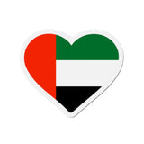 Aimant cœur drapeau émirats arabes unis décoratif souvenir