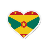 Aimant cœur drapeau grenade magnétique décoration frigo
