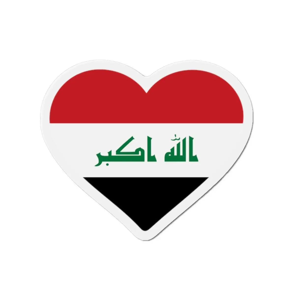 Aimant cœur drapeau irak magnétique décoratif souvenir