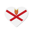 Aimant cœur drapeau jersey forme décorative souvenir gift
