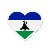 Aimant cœur drapeau lesotho décoration magnétique