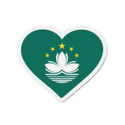 Aimant cœur drapeau macao magnétique souvenir décoratif