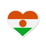 Aimant coeur drapeau niger en plusieurs tailles - pixelforma