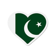Aimant cœur drapeau pakistan décoratif pour surfaces métalliques