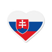 Aimant cœur drapeau slovaquie magnétique décoratif