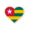 Aimant cœur drapeau togo magnétique décoratif coloré