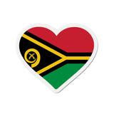 Aimant coeur drapeau vanuatu forme cœur pour décoration