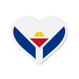 Aimant cœur saint-martin drapeau antilles françaises déco