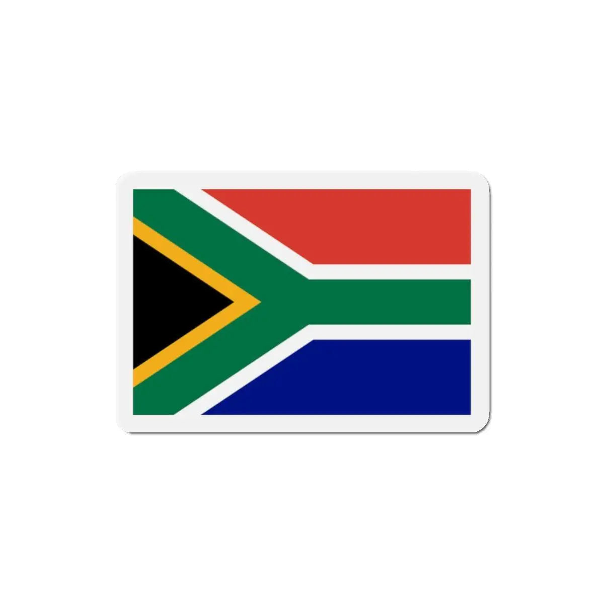 Aimant drapeau afrique du sud rectangulaire décoratif