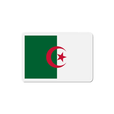 Aimant drapeau algérie rectangulaire décoration métallique