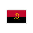 Aimant drapeau angola forme rectangulaire décoratif
