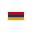 Aimant drapeau arménie rectangulaire décoratif magnétique