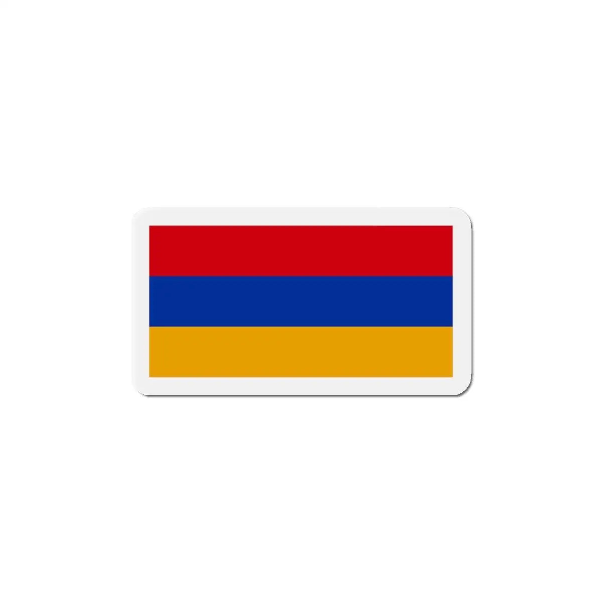Aimant drapeau arménie rectangulaire décoratif magnétique