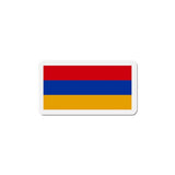 Aimant drapeau arménie rectangulaire décoratif magnétique