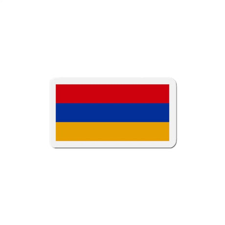 Aimant drapeau arménie rectangulaire décoratif magnétique