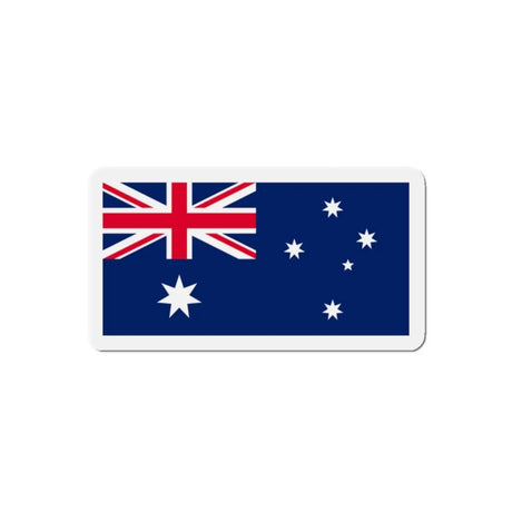 Aimant drapeau australie forme rectangulaire surface métal