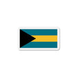 Aimant drapeau bahamas forme rectangulaire couleurs vives