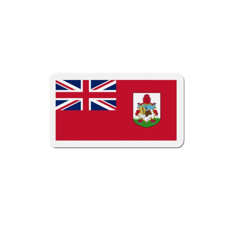 Aimant drapeau bermudes forme rectangulaire décoratif