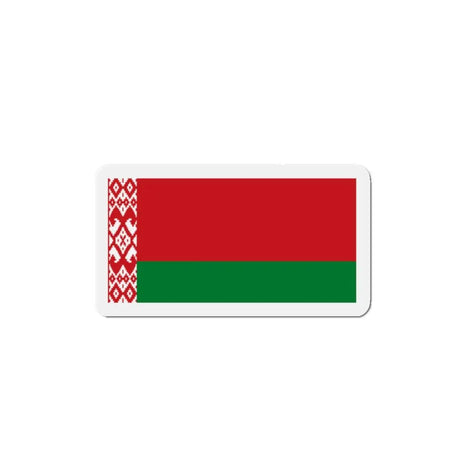 Aimant drapeau biélorussie rectangulaire pour surfaces métal