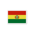 Aimant drapeau bolivie forme rectangulaire décoratif