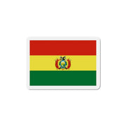 Aimant drapeau bolivie forme rectangulaire décoratif