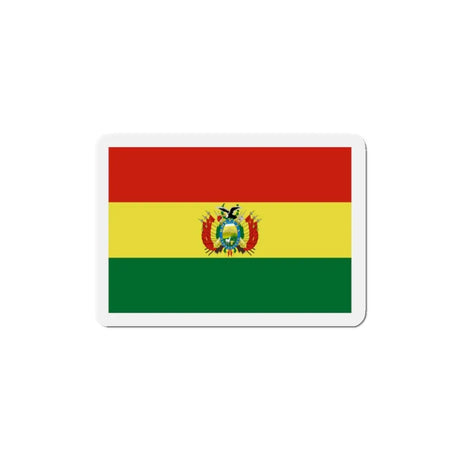 Aimant drapeau bolivie forme rectangulaire décoratif