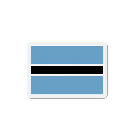 Aimant drapeau botswana rectangulaire déco métallique