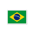 Aimant drapeau brésil rectangulaire déco magnétique