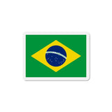 Aimant drapeau brésil rectangulaire déco magnétique