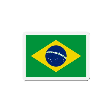 Aimant drapeau brésil rectangulaire déco magnétique