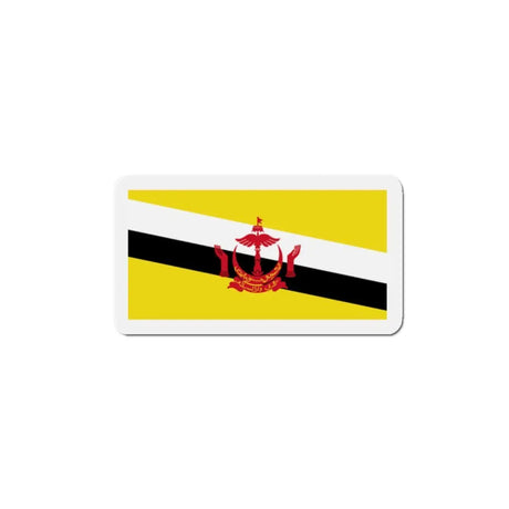 Aimant drapeau brunei forme rectangulaire décoratif