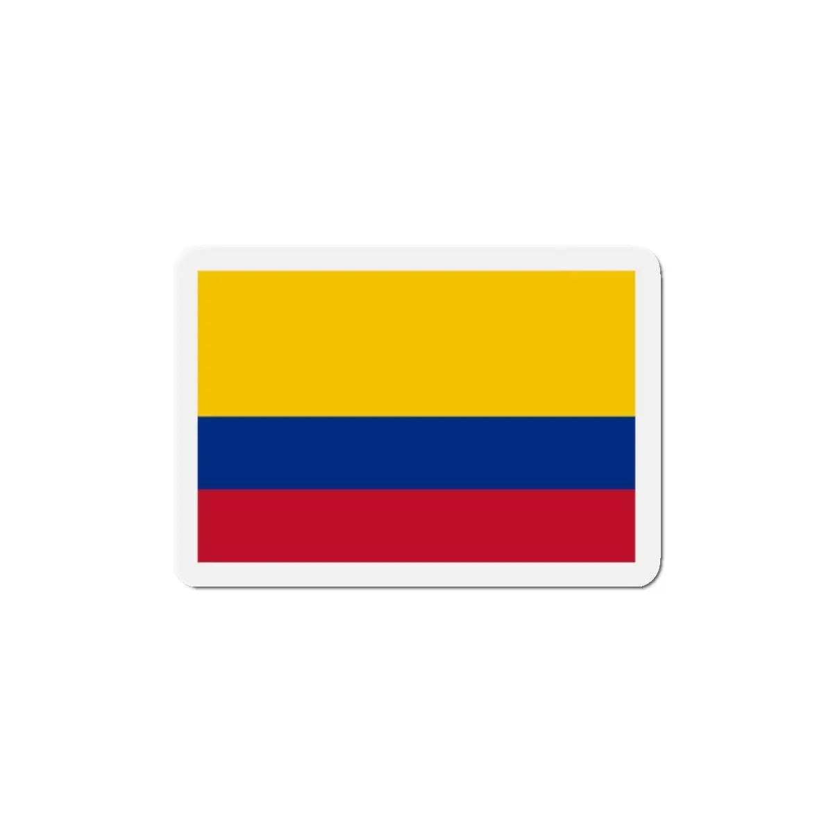 Aimant drapeau colombie rectangulaire décoration magnétique