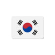 Aimant drapeau corée du sud rectangulaire décoratif