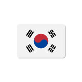 Aimant drapeau corée du sud rectangulaire décoratif