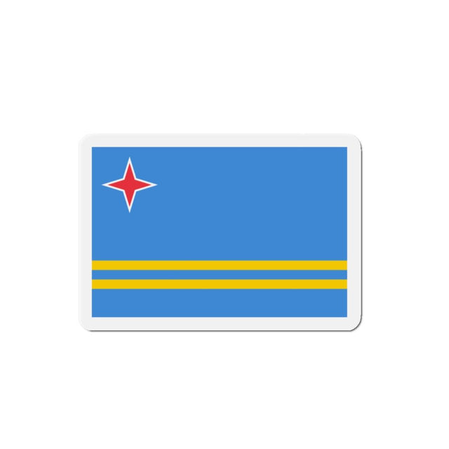 Aimant Drapeau d'Aruba en plusieurs taiiles - Pixelforma