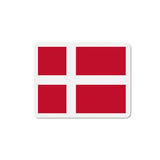 Aimant drapeau danemark forme rectangulaire décoratif