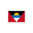 Aimant drapeau d’antigua-et-barbuda forme rectangulaire
