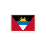 Aimant drapeau d’antigua-et-barbuda forme rectangulaire