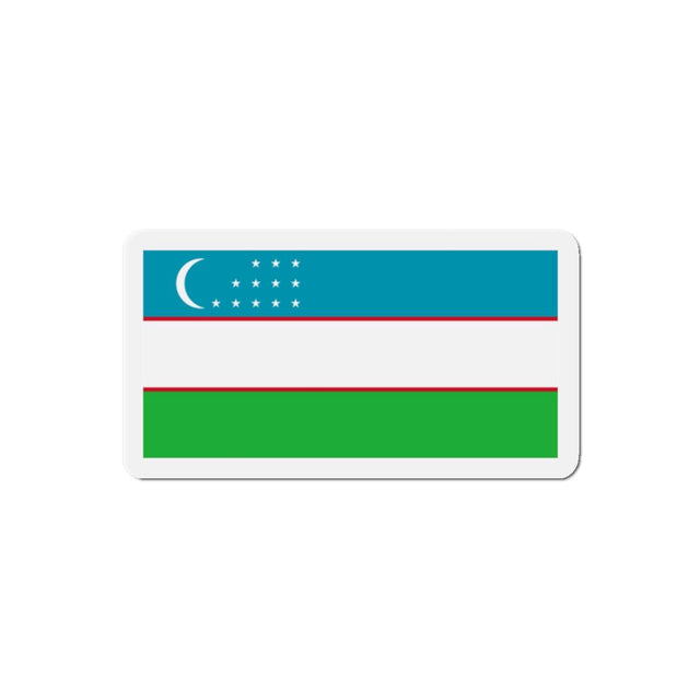 Aimant Drapeau de l'Ouzbékistan en plusieurs taiiles - Pixelforma